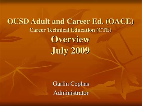 oace besitzer|Adult and Career Education